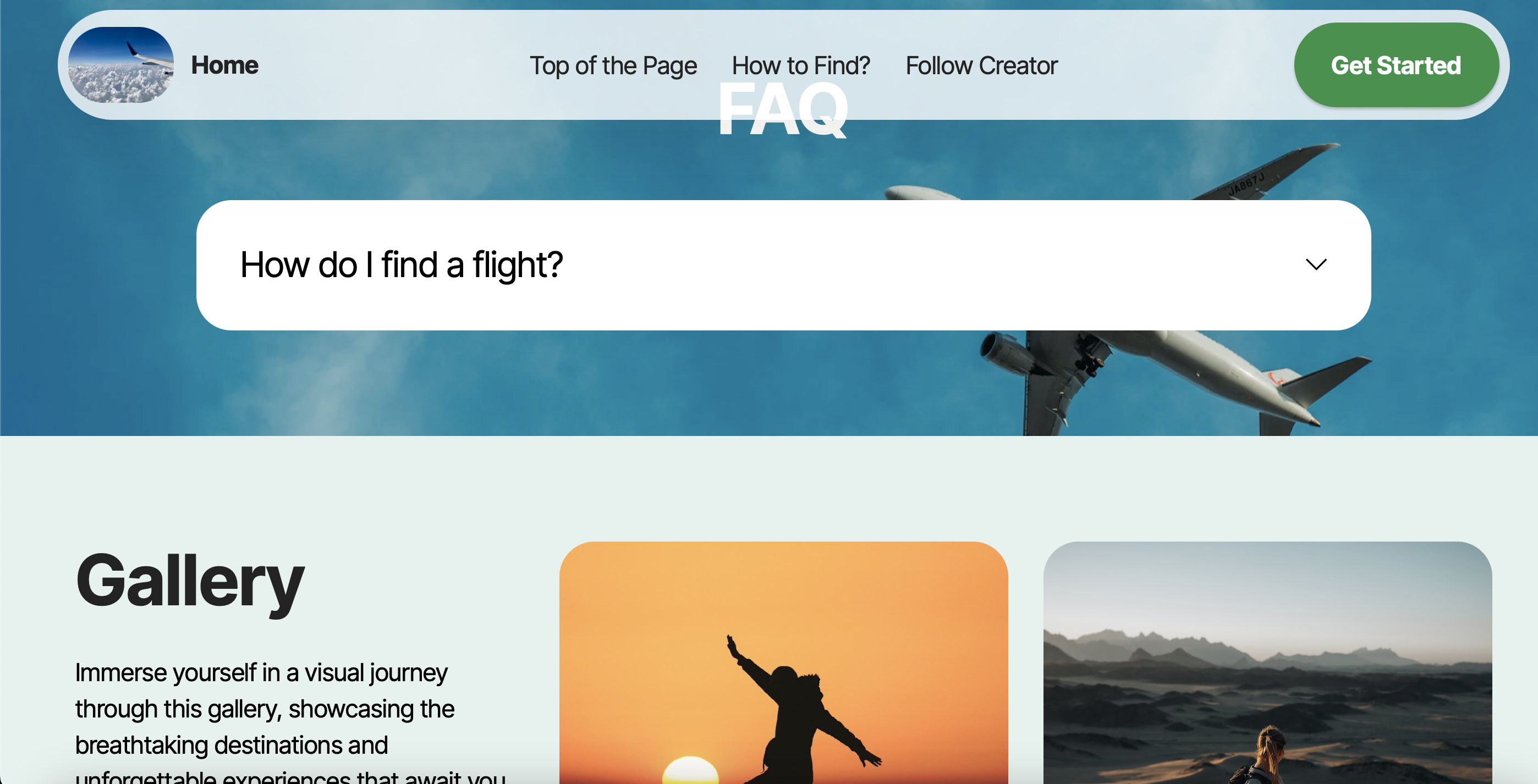 Flight Finding Website